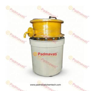 Industrial bowl type vibrator for smooth surface finishing of metal parts