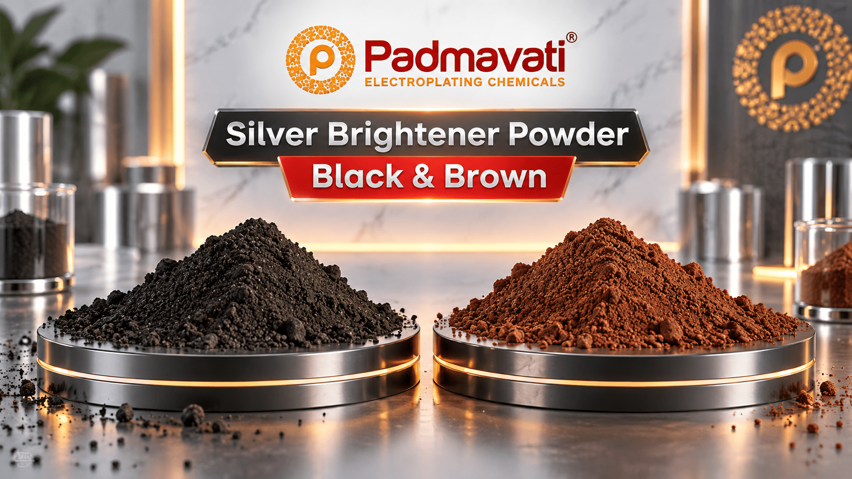 Silver Brightener Powder Black
